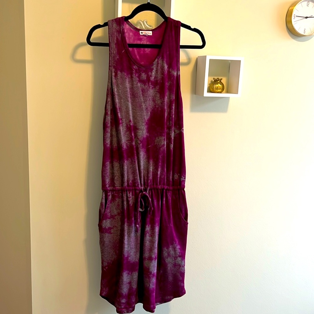 Sundry for Evereve Wens Tie-Dye Racerback Dress